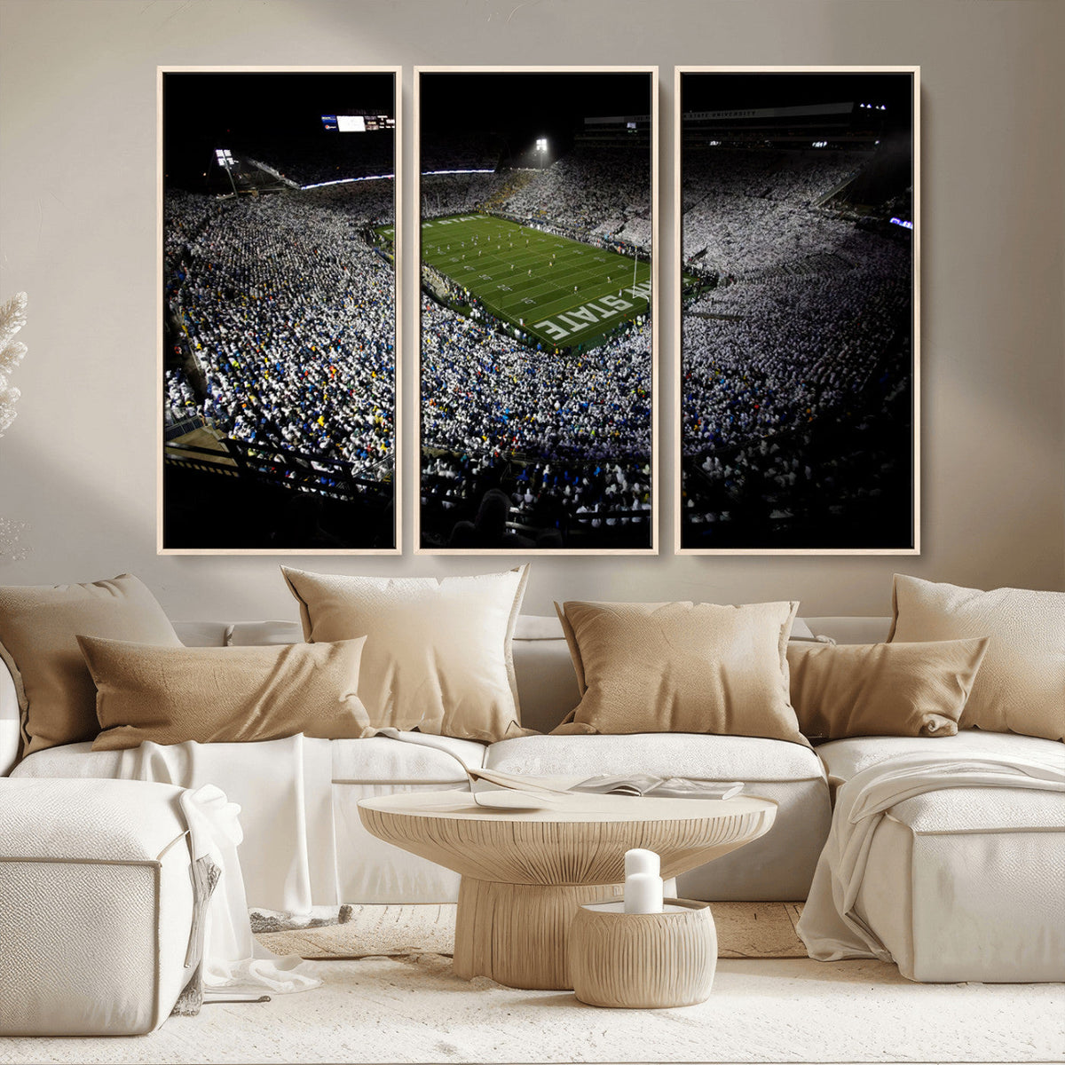 Penn State Football Stadium Wall Art - Beaver Stadium Canvas