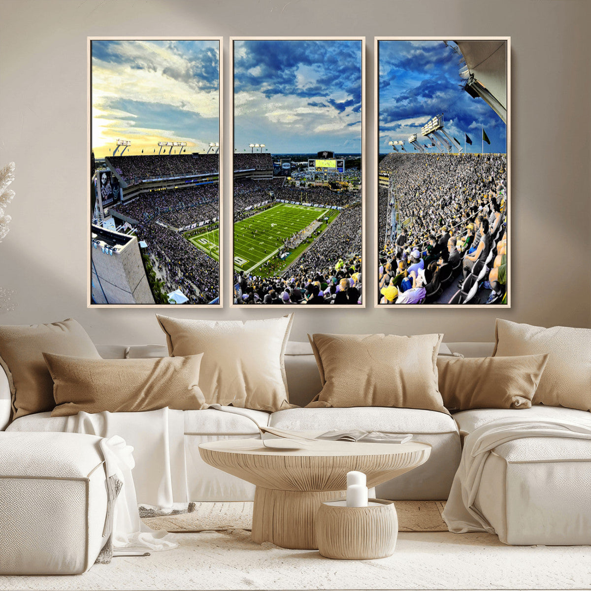Framed USF Bulls Football Team Print - Tampa Raymond James