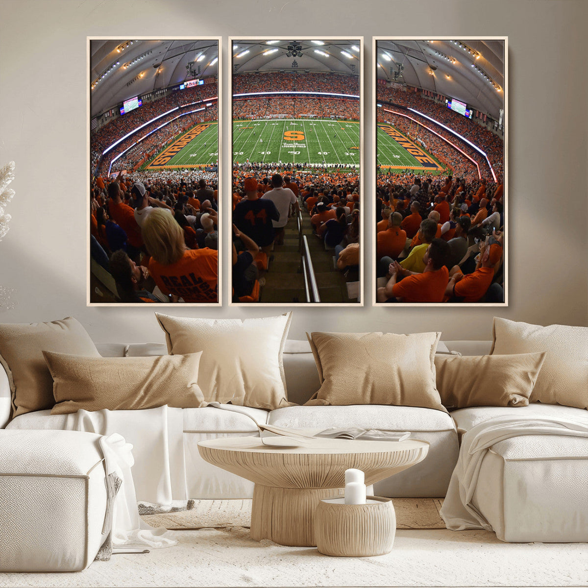Syracuse University Orange Football Canvas Print, Football