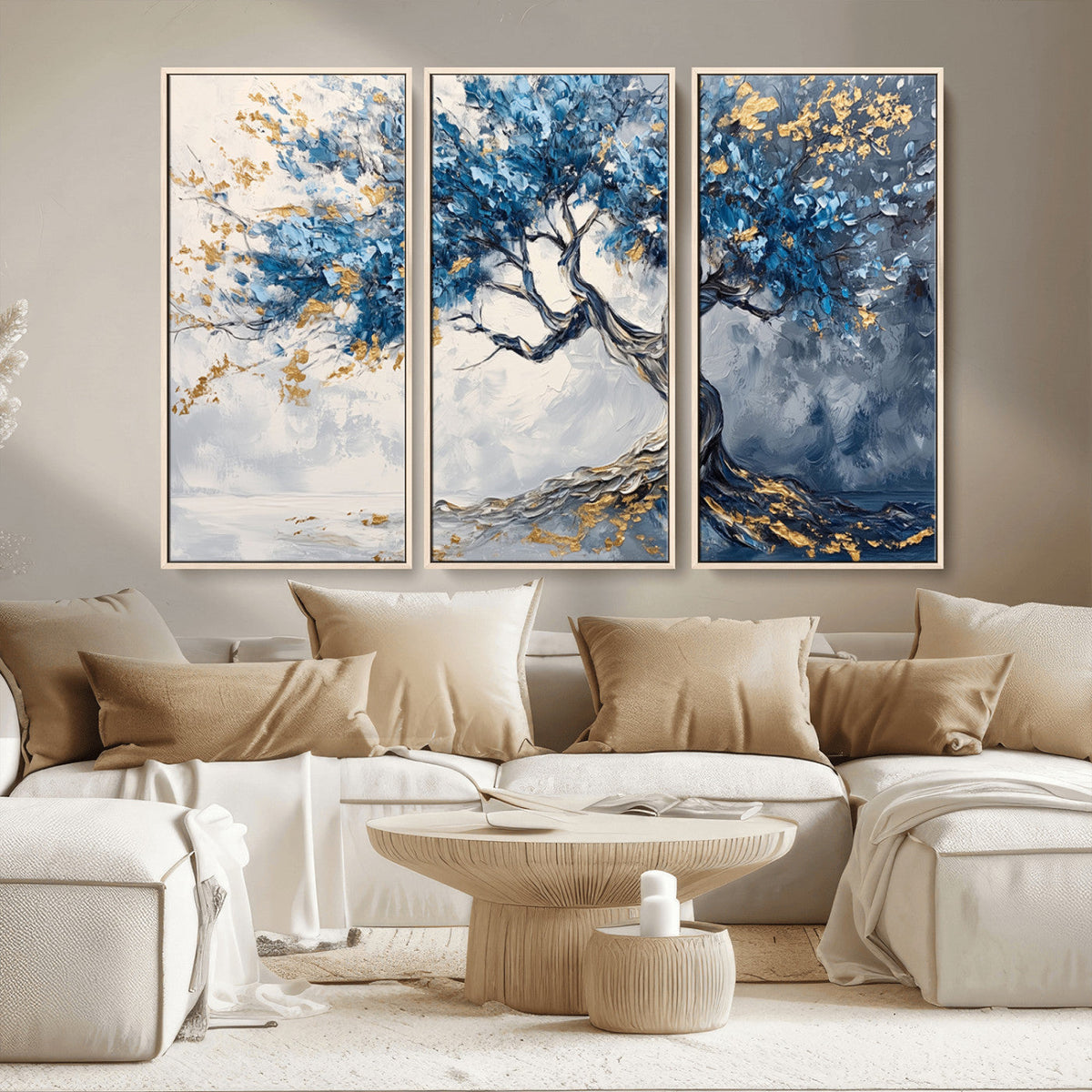 Abstract Tree Painting Canvas Wall Art | Tree of Life