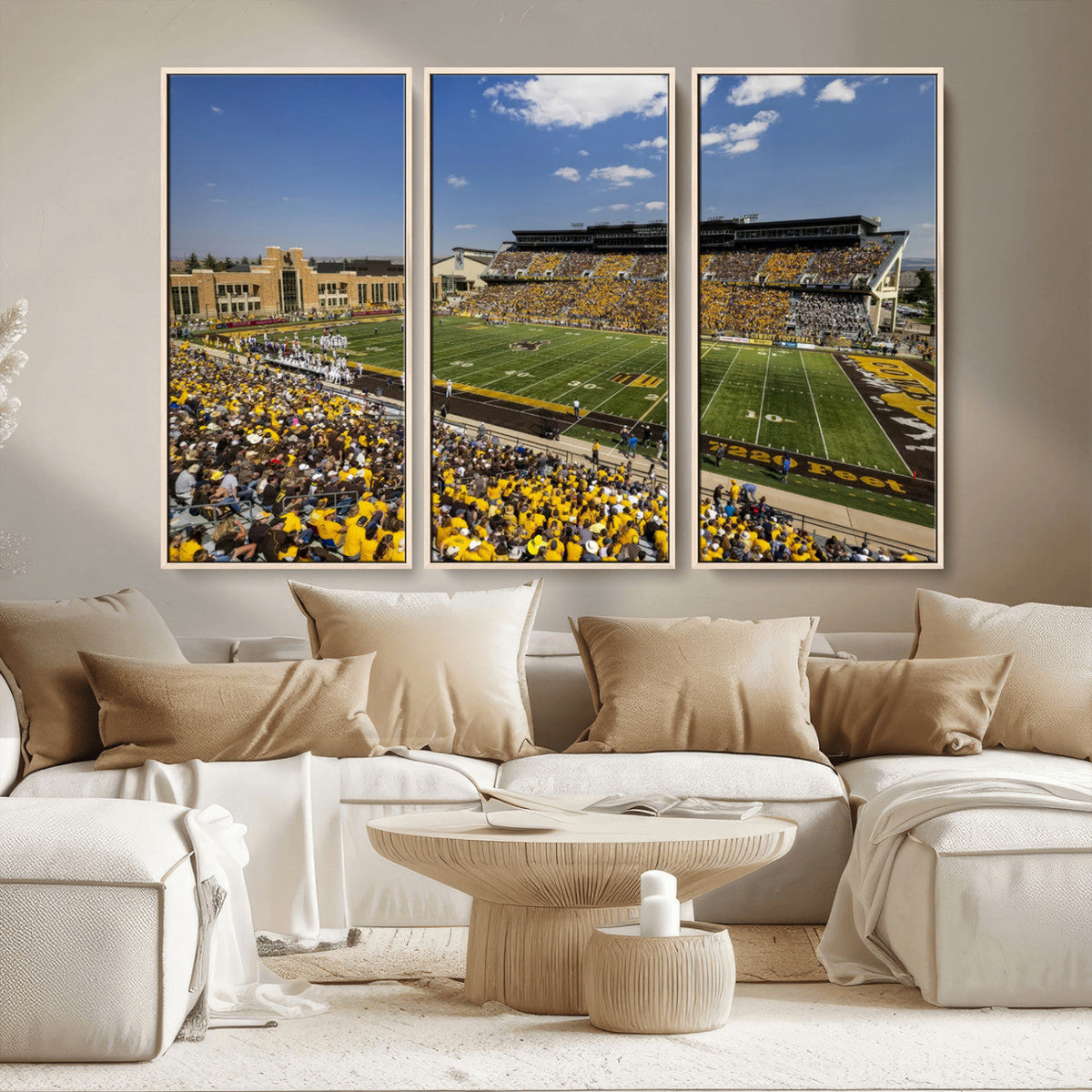 University of Wyoming Cowboys Football Team Print - Laramie