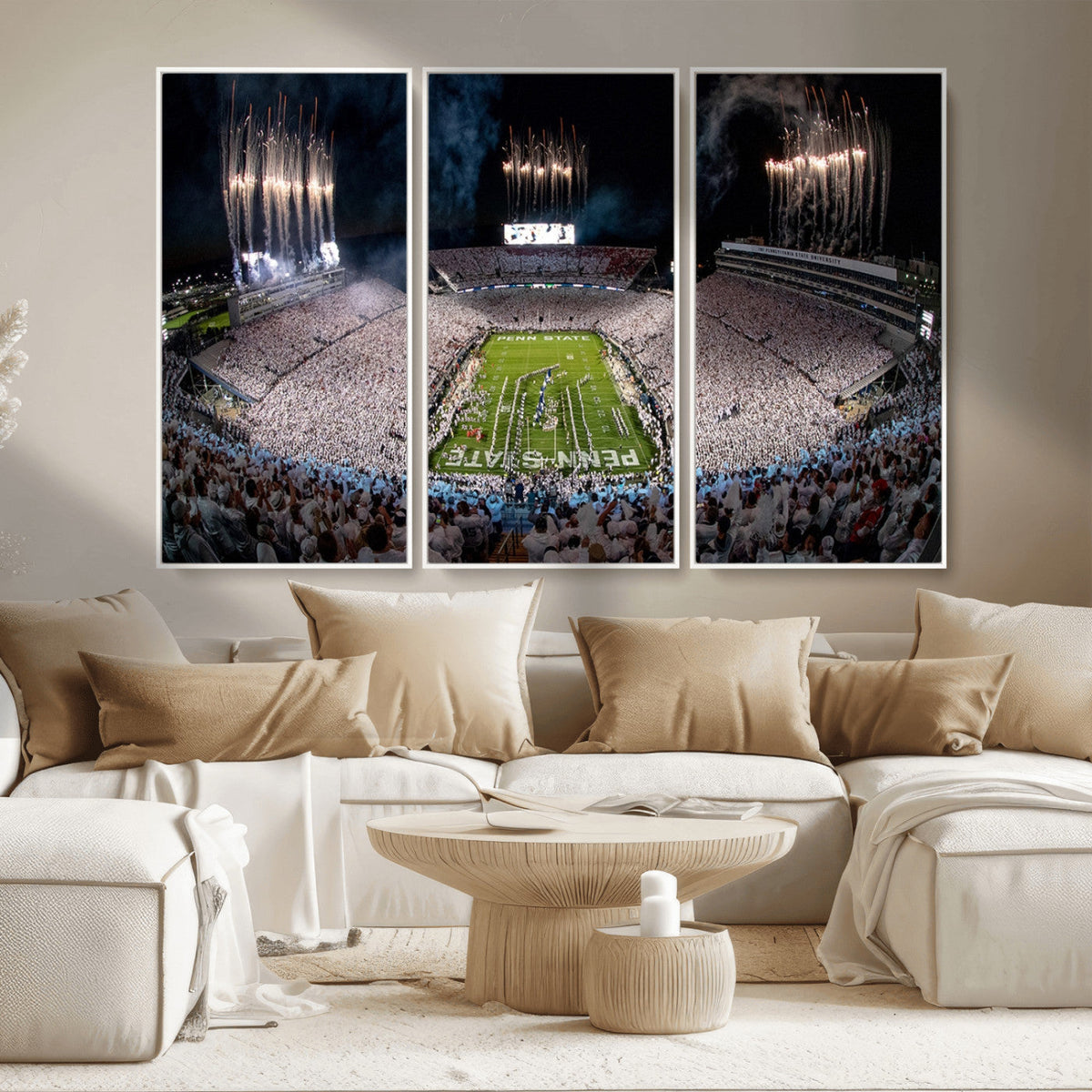 Penn Stadium Football Wall Art Canvas Print, Pennsylvania