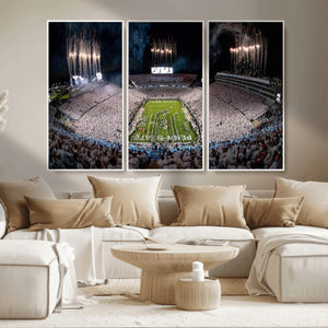 Penn Stadium Football Wall Art Canvas Print, Pennsylvania
