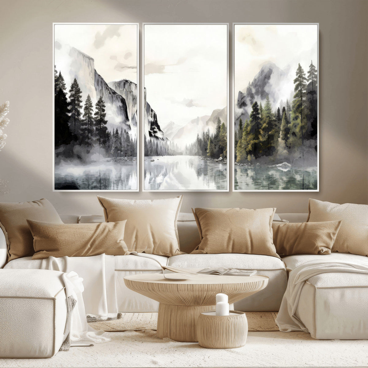 Yosemite Valley Wall Art Canvas Print – Framed and Ready to