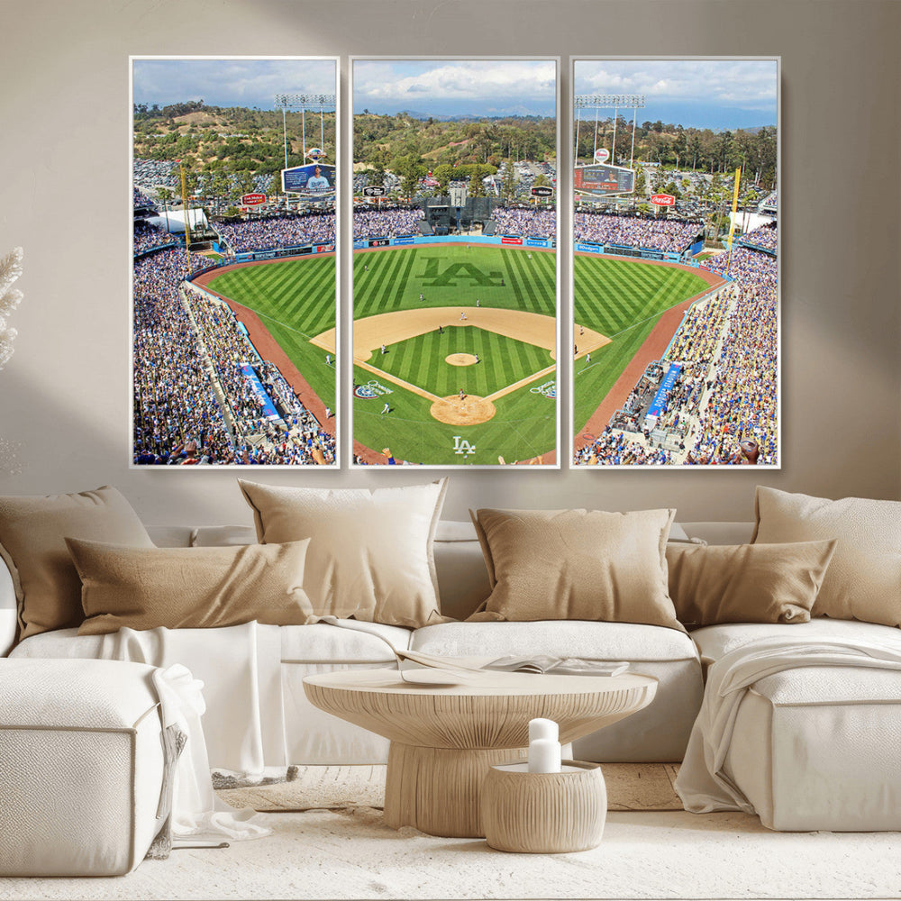 Citi Field Wall Art Print | 3-Panel New York Mets Baseball