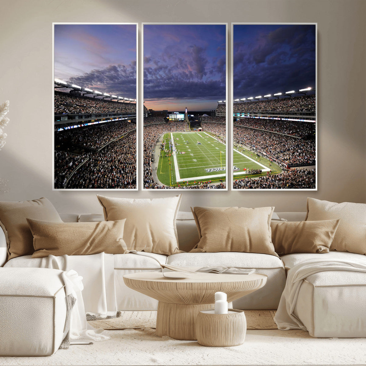 New England Patriots Football Team Print - Foxborough