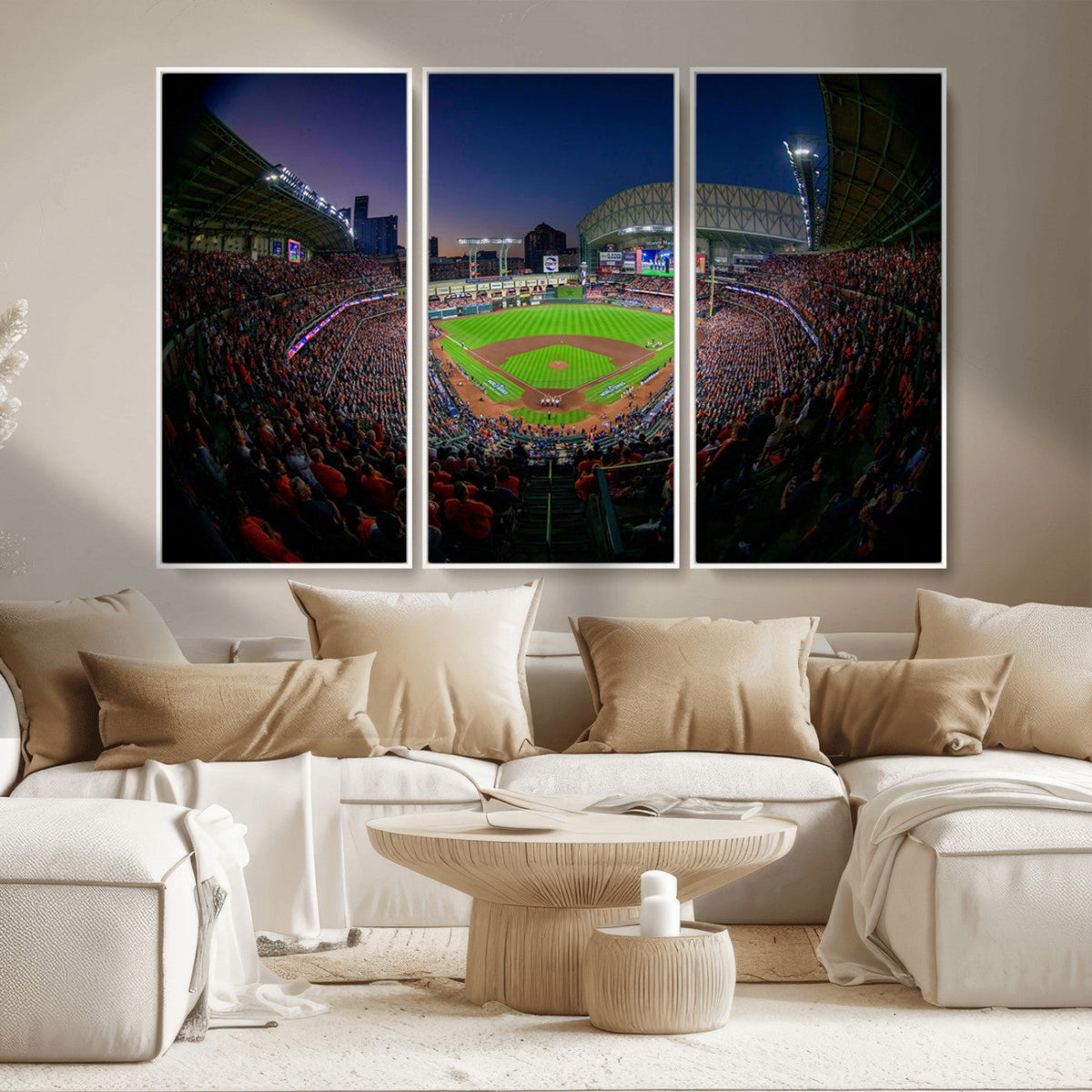 Houston Astros Baseball Print Canvas - Houston Minute Maid