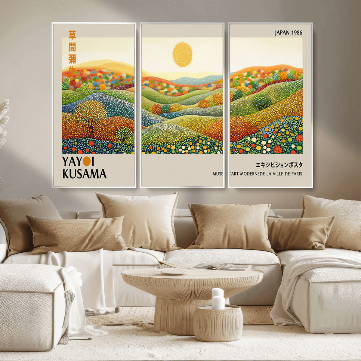 Yayoi Kusama Wall Art Print – Yayoi Kusama Wabi Sabi
