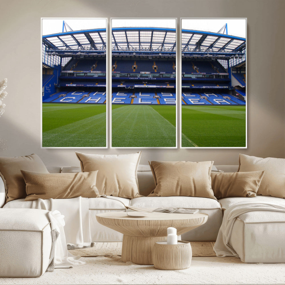 Stamford Bridge Chelsea Football Stadium Canvas Wall Art