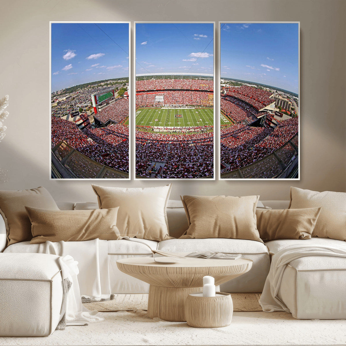 William Brice Stadium Wall Art Canvas Print – Stadium Crowd