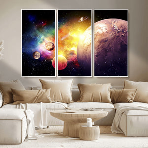 Space and Galaxy Canvas Print