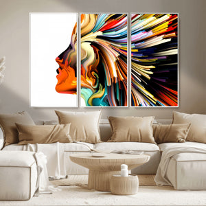 Profile Colors Canvas Print