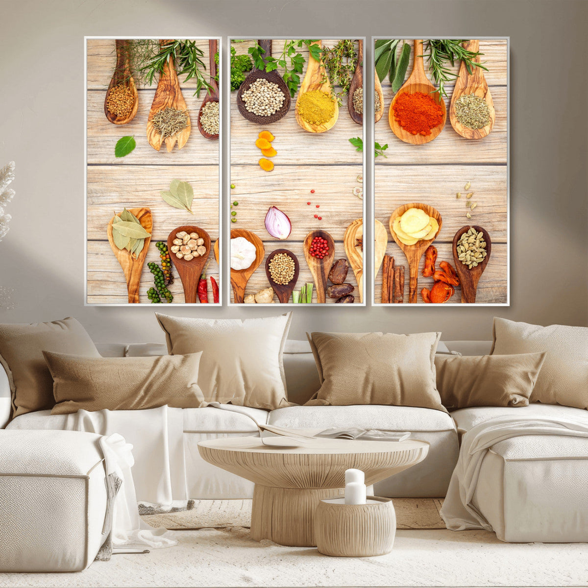 Kitchen Spice on the Table Wall Art, Kitchen Spice Wall Art