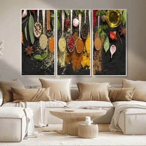 Spices Wall Art Canvas Print