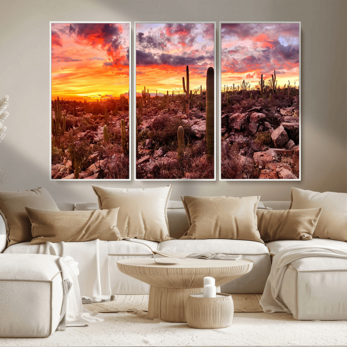 Arizona Desert Print, Western Cowboy Wall Art Print