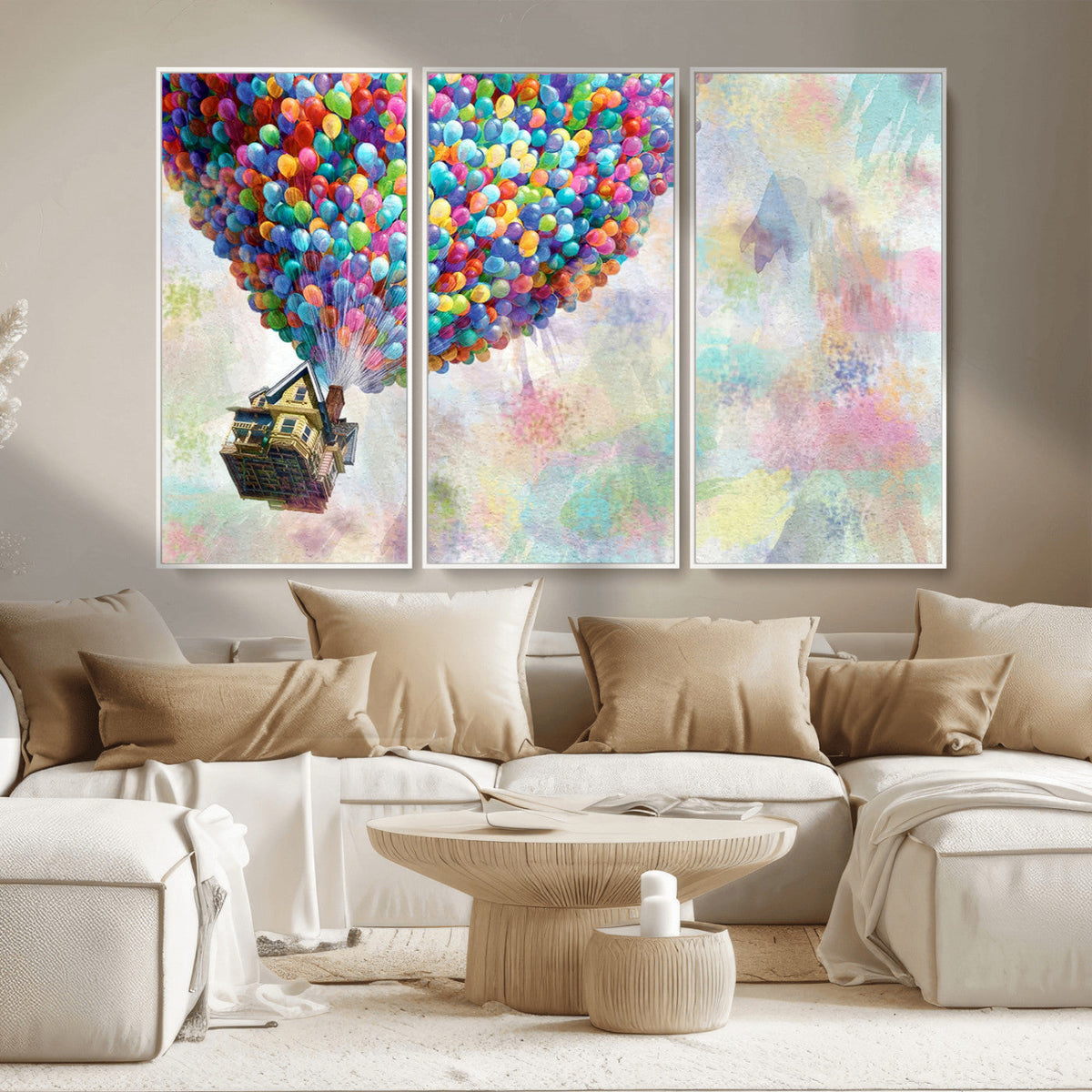 Up Pixar Poster, Look Up Pixar Wall Art, Up Pixar Canvas,