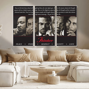 Thinkers of Wall Art Canvas Print - Inspirational Wall Art