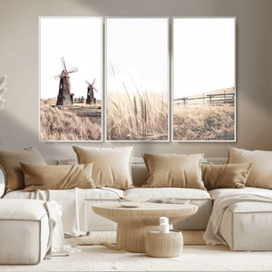 Farm Prints Set, Farmhouse Wall Art Canvas, Country House