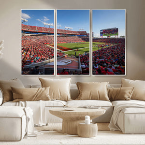 Florida Tampa Raymond James Stadium Wall Art Canvas Print -