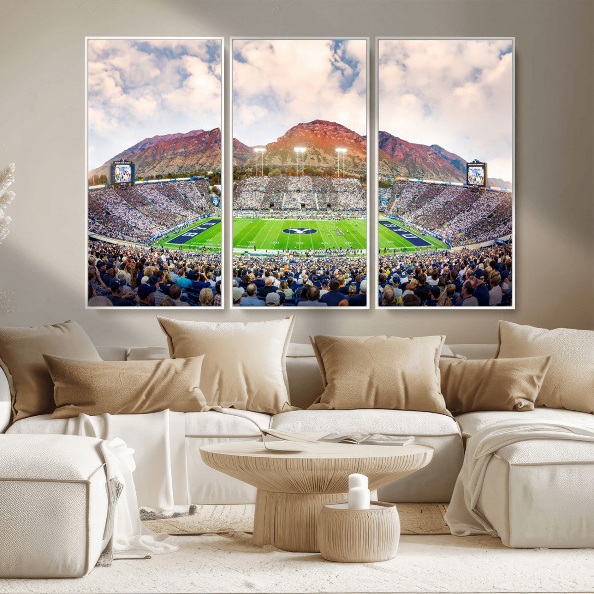 Brigham Young University Cougars Football Team Print - Provo