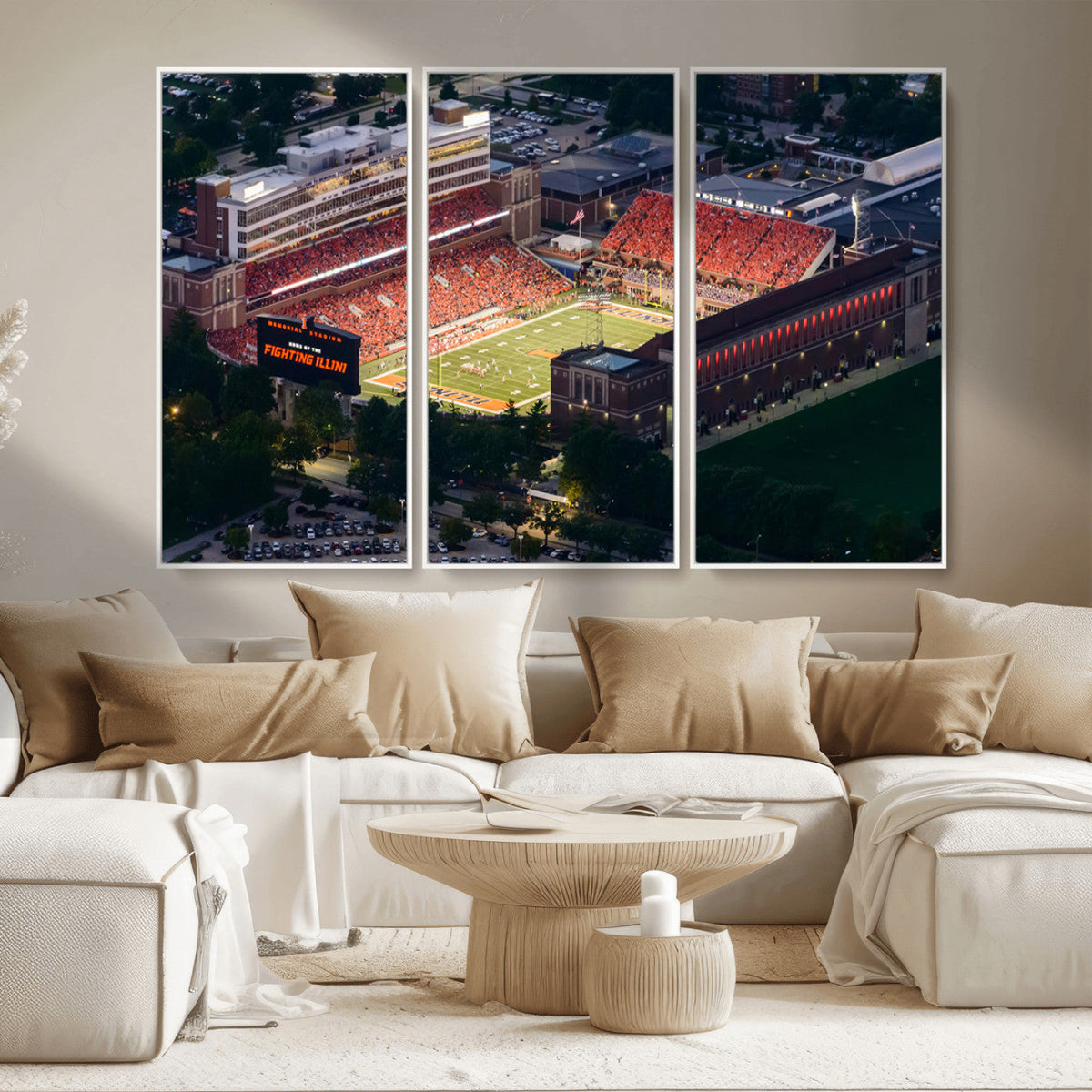 University of Illinois Fighting Illini Football Team Print -