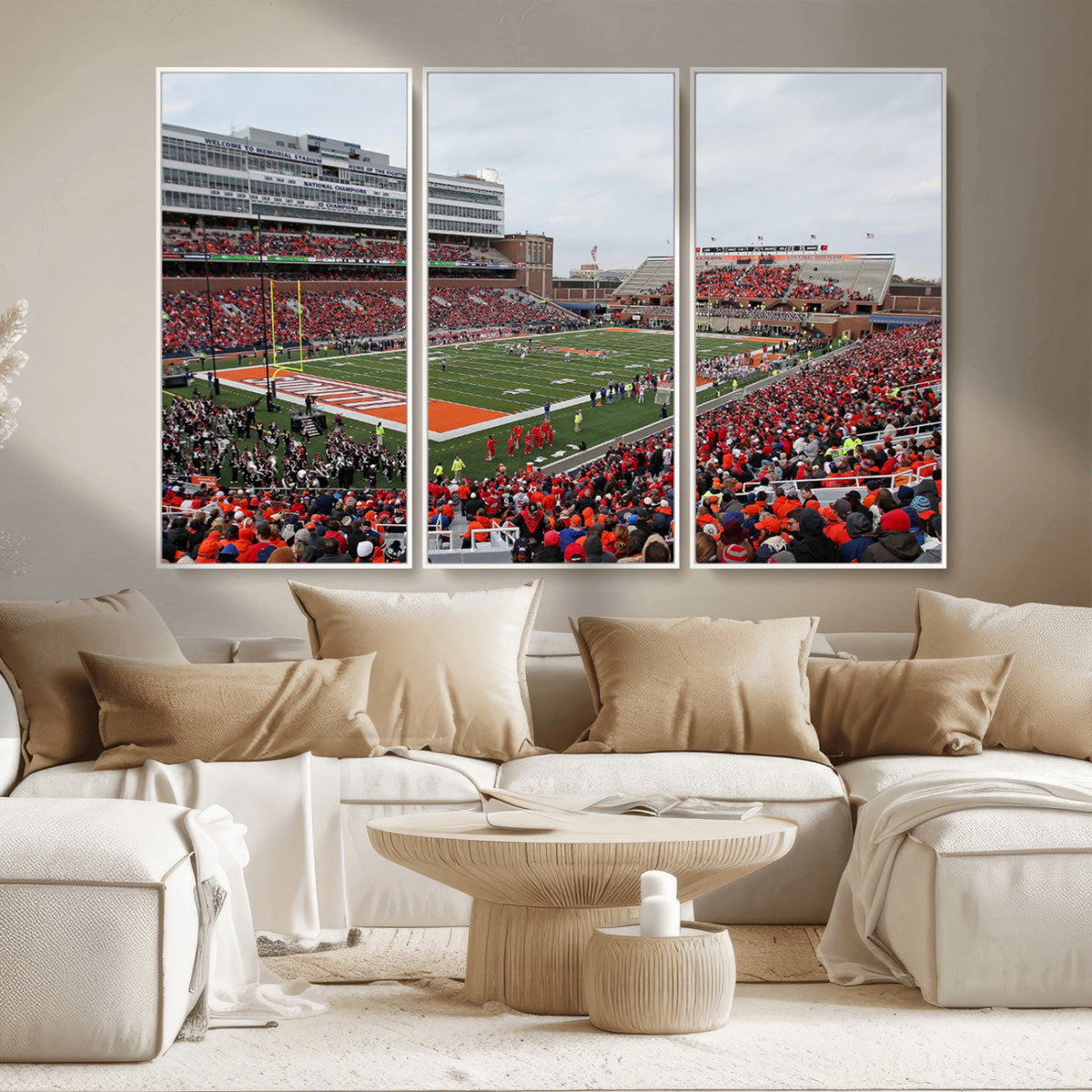 University of Illinois Fighting Illini Football Team Print -