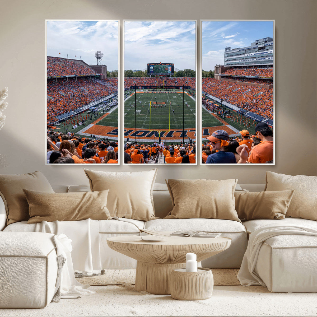 University of Illinois Fighting Illini Football Team Print