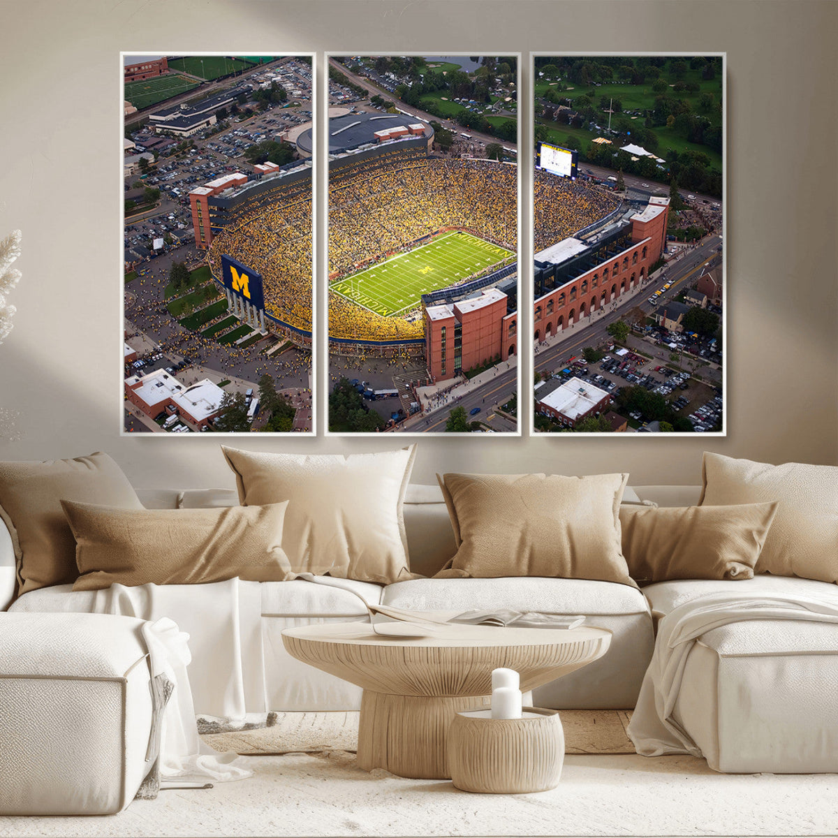 University of Michigan Wolverines Football Team Print - Ann