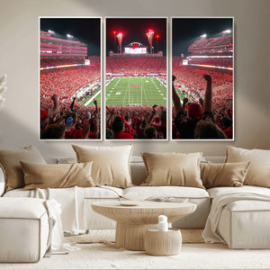 University of Nebraska Cornhuskers Football Team Print -