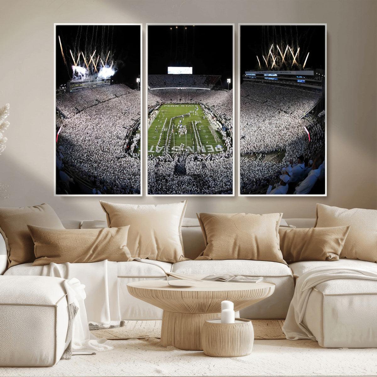 Penn State Beaver Stadium Canvas Wall Art - Nittany Lions