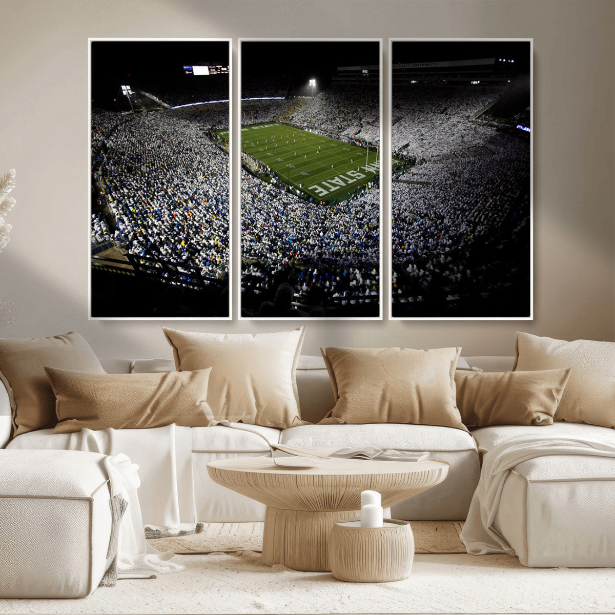 Penn State Football Stadium Wall Art - Beaver Stadium Canvas
