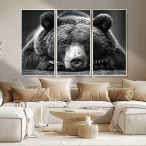 Resting Grizzly 399 Bear Canvas Print | Ready to Hang Wall