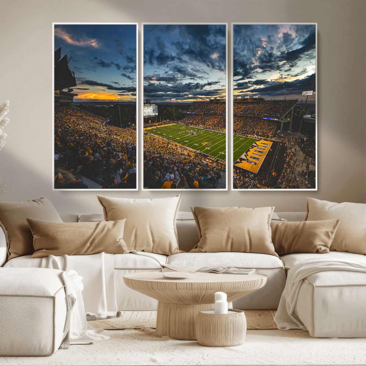 University of Wyoming Cowboys Football Team Print - Laramie