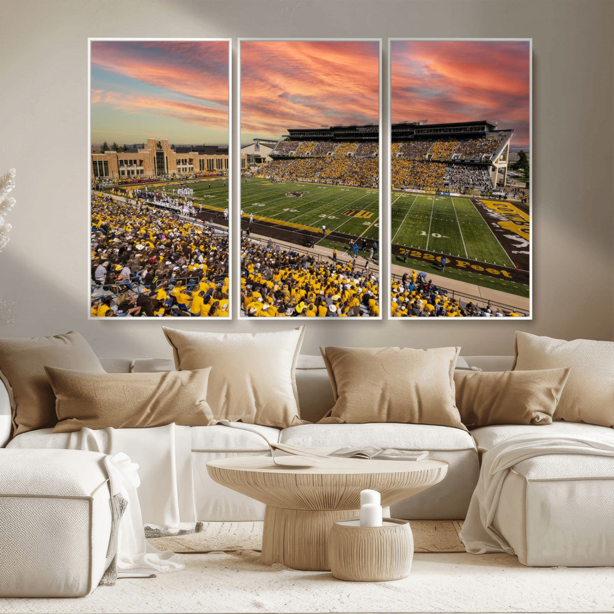 University of Wyoming Cowboys Football Team Print - Laramie