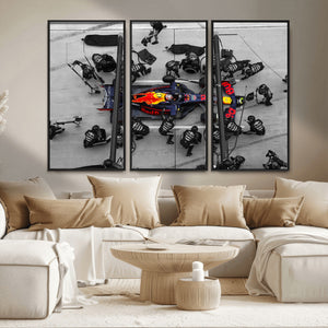RedBull Formula 1 Canvas Wall Art Print