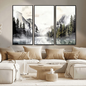Yosemite Valley Wall Art Canvas Print – Framed and Ready to