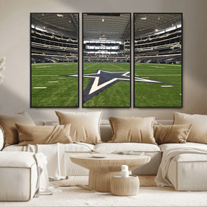 Dallas Cowboys Football Team Print - Arlington AT&T Stadium