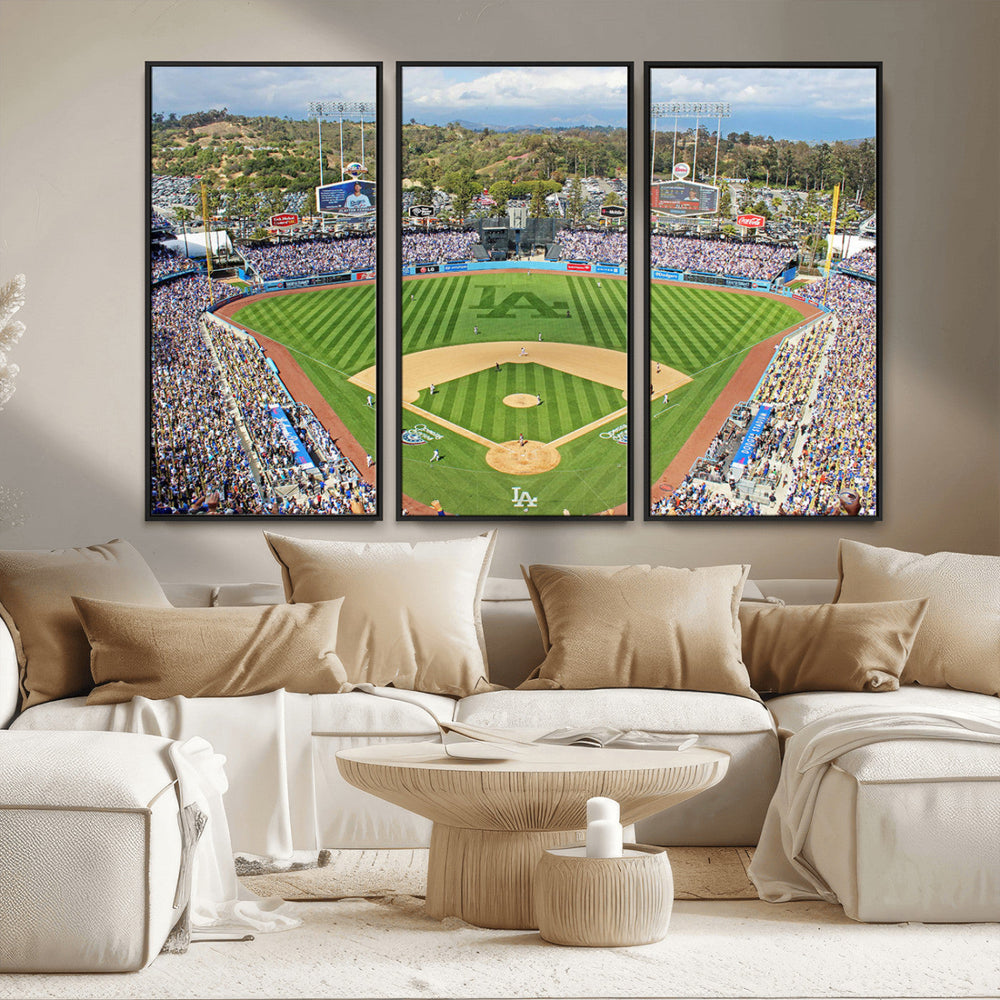 Citi Field Wall Art Print | 3-Panel New York Mets Baseball