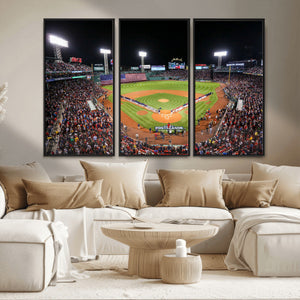 Fenway Park Wall Art Canvas Print | Large Baseball Stadium