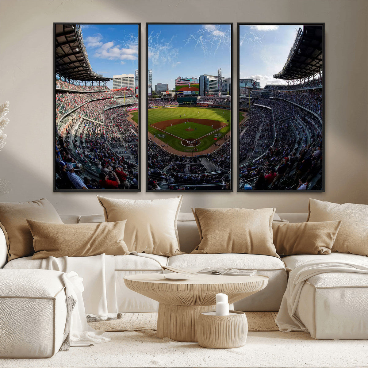 Truist Park Stadium Canvas Wall Art - Atlanta Braves Game