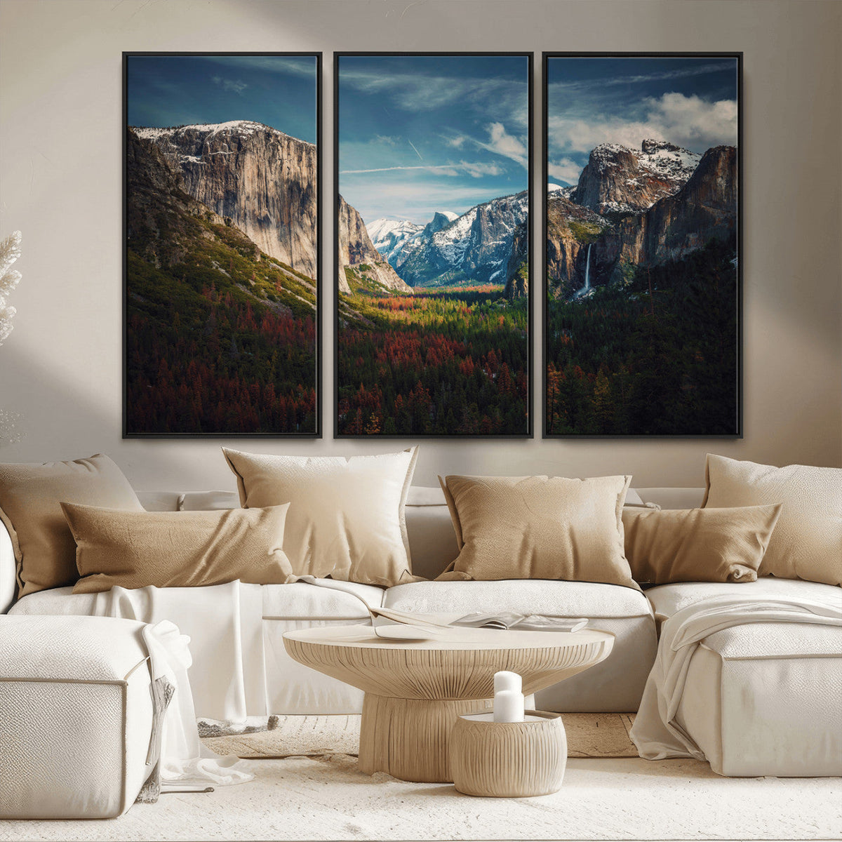 Yosemite National Park Wall Art Canvas Print – Framed