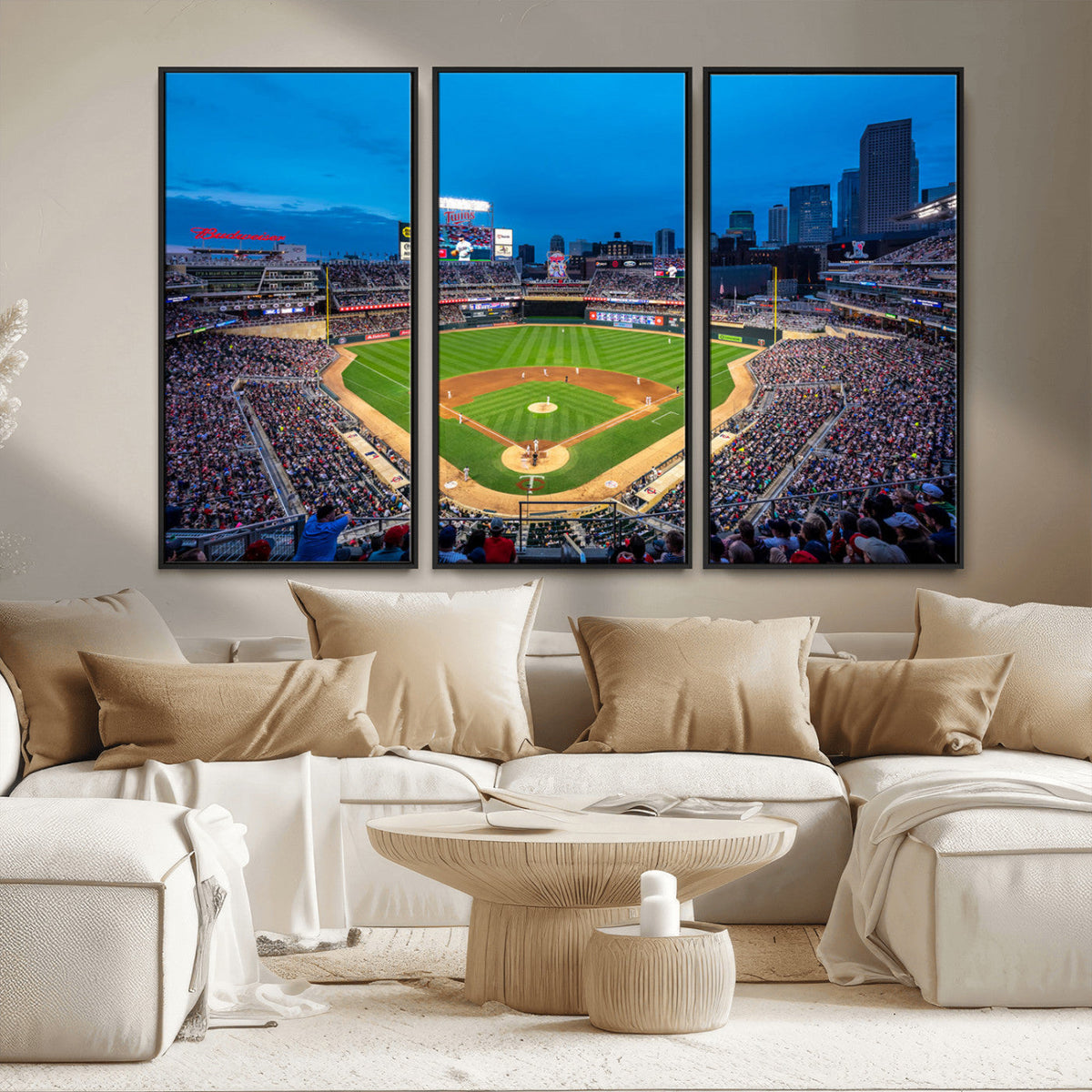 Target Field Stadium Wall Art Canvas Print – Minnesota Twins