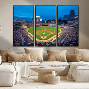 Target Field Stadium Wall Art Canvas Print – Minnesota Twins