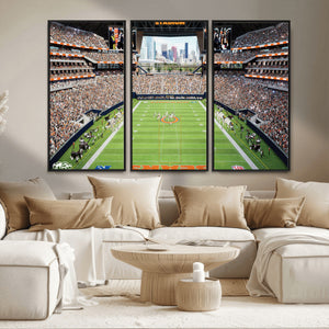 Chicago Bears Soldiers Field Wall Art Canvas Print – Framed