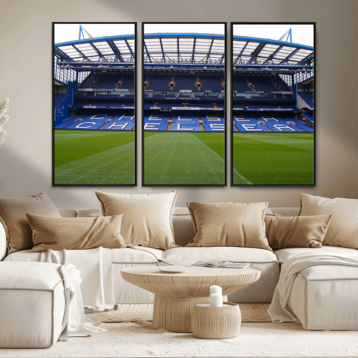 Stamford Bridge Chelsea Football Stadium Canvas Wall Art