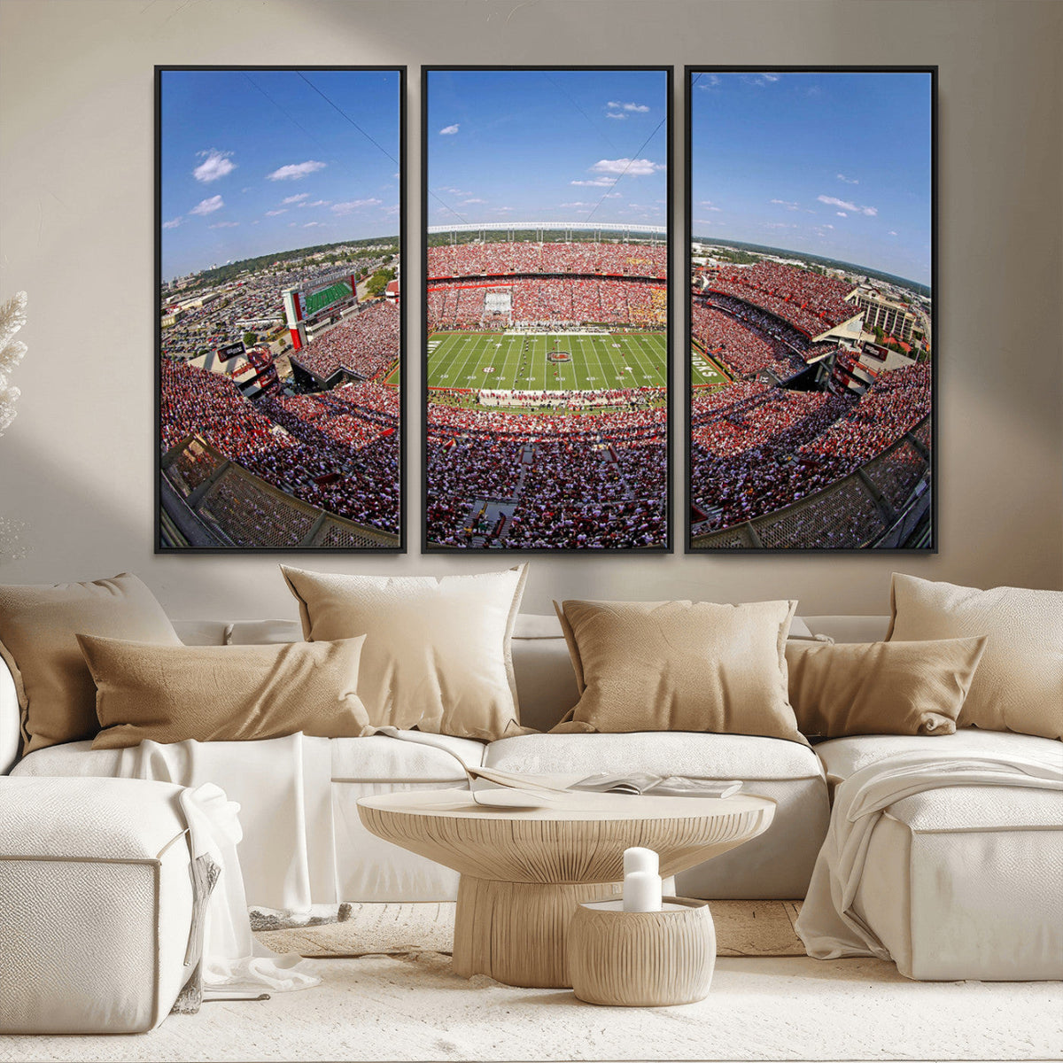 William Brice Stadium Wall Art Canvas Print – Stadium Crowd