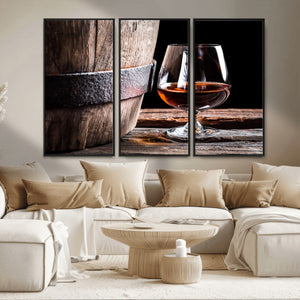 Scots Whiskey Wall Art Canvas Print