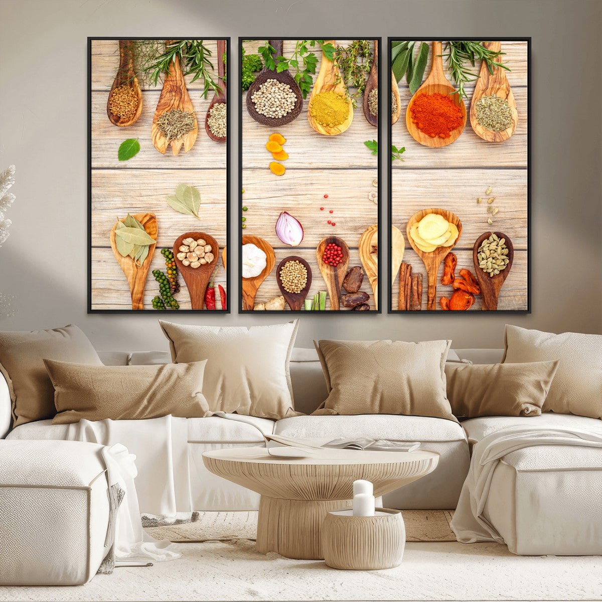Kitchen Spice on the Table Wall Art, Kitchen Spice Wall Art