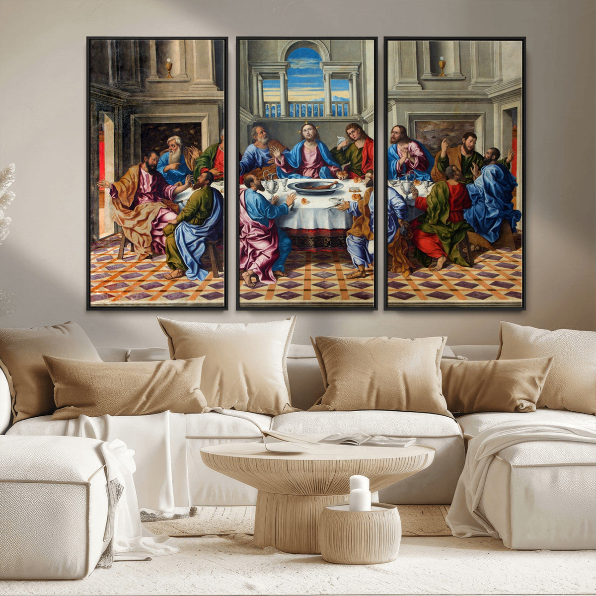 The Last Supper Multi Panel Canvas Wall Art