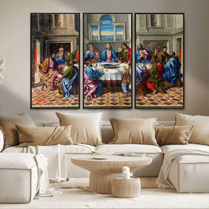 The Last Supper Multi Panel Canvas Wall Art